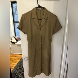 Everlane Japanese GoWeave Notch Shirtdress
